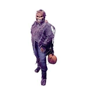 Unisex Adult Costume Home Made Sinister Pumpkin Killer Scarecrow Costume or Prop